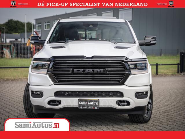 Dodge 1500 Ram Laramie Night Edition | 5.7V8 4X4 | Sport Line met Panorama dak en Camera en veel meer | Luxe Leder | Comfortabele Dubbele Cabine met Royale 5 Zitplaatsen |