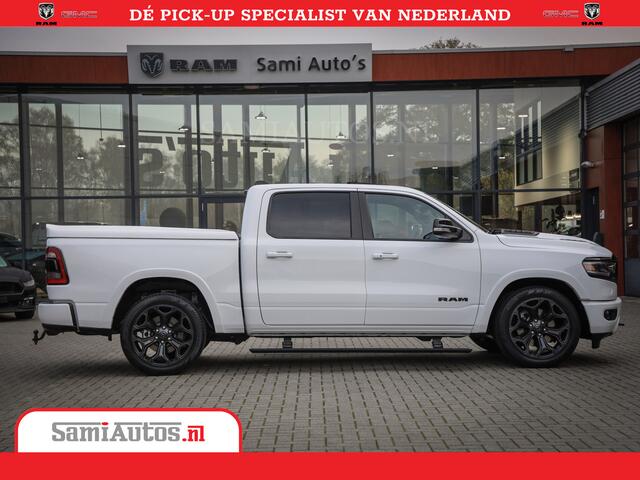 Dodge 1500 Ram Limited Night | 5.7 V8 Hemi Full Option | Comfortabele Dubbele Cabine met Royale 5 Zitplaatsen | De Meest Luxe en Volle Pick-Up in zijn Klasse | BPM vrij | Nu Leverbaar uit Voorraad | Voorraad Nr v45lpr