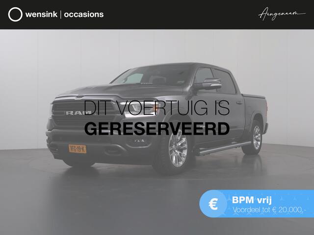 Dodge 1500 Ram 5.7 V8 4x4 CREW CAB | LARAMIE | LUCHTVERING | LPG | PANORAMADAK | CAMERA | NAVIGATIE | STOEL VERWARMING/VENTILATIE | SIDE STEPS | BEDCOVER | 20" LICHTMETALEN WIELEN