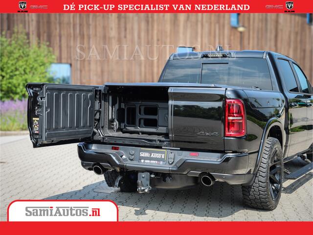 Dodge 1500 Ram Limited Night High Output 540HP 706Nm | Massage + Full Option | De Meest Luxe en Volle Pick-Up in zijn Klasse | Comfortabele Dubbele Cabine met Royale 5 Zitplaatsen | BPM vrij | Nu Leverbaar uit Voorraad | Voorraad Nr 2357 - 5182