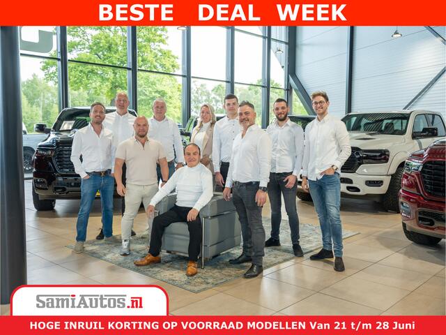 Dodge 1500 Ram Limited Night High Output 540HP 706Nm | Massage + Full Option | De Meest Luxe en Volle Pick-Up in zijn Klasse | Comfortabele Dubbele Cabine met Royale 5 Zitplaatsen | BPM vrij | Nu Leverbaar uit Voorraad | Voorraad Nr 2300 - 7689