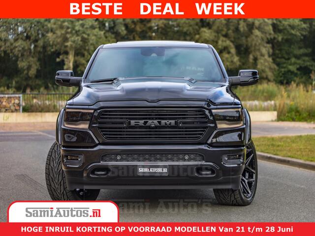 Dodge 1500 RAM GT EDITION | 5.7 V8 HEMI | VIRTUAL COCKPIT | HEAD-UP | ADAPTIVE CRUISE | 360 CAMERA | TRX PACK | Comfortabele Dubbele Cabine met Royale 5 Zitplaatsen | BPM vrij BPM vrij | Nu Leverbaar uit Voorraad | Voorraad Nr 2436