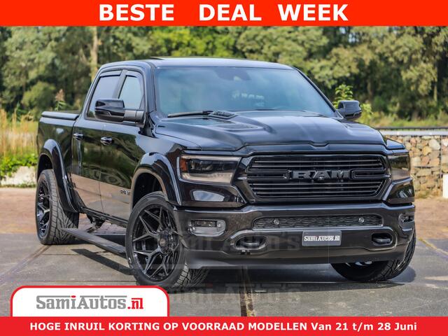 Dodge 1500 RAM GT EDITION | 5.7 V8 HEMI | VIRTUAL COCKPIT | HEAD-UP | ADAPTIVE CRUISE | 360 CAMERA | TRX PACK | Comfortabele Dubbele Cabine met Royale 5 Zitplaatsen | BPM vrij BPM vrij | Nu Leverbaar uit Voorraad | Voorraad Nr 2436