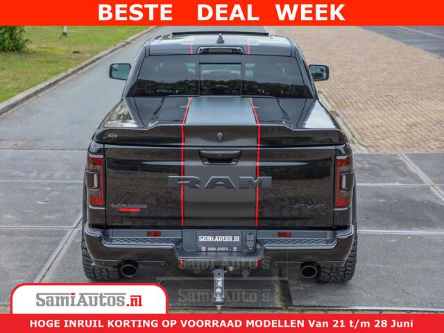 Dodge 1500 RAM GT EDITION | 5.7 HEMI V8 402PK | VIRTUAL COCKPIT | HEAD-UP | ADAPTIVE CRUISE | 360 CAMERA | TRX PACK | VOLLE UITVOERING Comfortabele Dubbele Cabine met Royale 5 Zitplaatsen | BPM vrij | Nu Leverbaar uit Voorraad | Voorraad Nr 2435