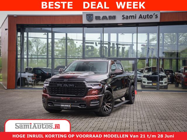 Dodge 1500 Ram COBRA EDITION | Limited Night High Output 540HP 706Nm | Massage + Full Option | De Meest Luxe en Volle Pick-Up in zijn Klasse | Comfortabele Dubbele Cabine met Royale 5 Zitplaatsen | BPM vrij | Nu Leverbaar uit Voorraad | Voorraad Nr 2292 - 5178 | Cob