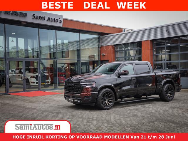 Dodge 1500 Ram COBRA EDITION | Limited Night High Output 540HP 706Nm | Massage + Full Option | De Meest Luxe en Volle Pick-Up in zijn Klasse | Comfortabele Dubbele Cabine met Royale 5 Zitplaatsen | BPM vrij | Nu Leverbaar uit Voorraad | Voorraad Nr 2292 - 5178 | Cob