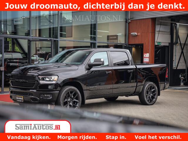 Dodge 1500 RAM GT EDITION | 5.7 V8 HEMI | VIRTUAL COCKPIT | HEAD-UP | ADAPTIVE CRUISE | 360 CAMERA | TRX PACK | Comfortabele Dubbele Cabine met Royale 5 Zitplaatsen | BPM vrij BPM vrij | Nu Leverbaar uit Voorraad | Voorraad Nr 2434