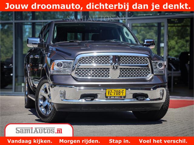Dodge 1500 Ram LARAMIE | LAGE BIJTELLING | 6 PERSOONS | 5.7 V8 4X4 | LPG | 3500KG | OPEN DAK | CRUISE | CAMERA | STOELVERWARMING/VENTILATIE | CREWCAB | NAVI | LEASEAUTO DC Dubbele cabine 6 pesoons auto