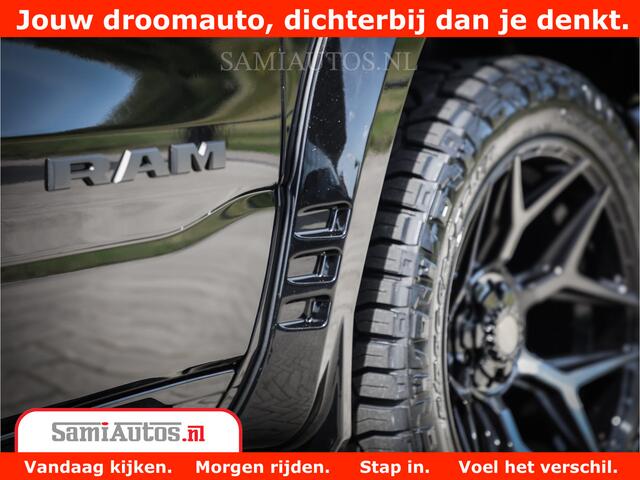 Dodge 1500 RAM GT EDITION | 5.7 V8 HEMI | VIRTUAL COCKPIT | HEAD-UP | ADAPTIVE CRUISE | 360 CAMERA | TRX PACK | Comfortabele Dubbele Cabine met Royale 5 Zitplaatsen | BPM vrij BPM vrij | Nu Leverbaar uit Voorraad | Voorraad Nr 2434
