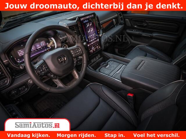 Dodge 1500 Ram Limited Night High Output 540HP 706Nm | Massage + Full Option | De Meest Luxe en Volle Pick-Up in zijn Klasse | Comfortabele Dubbele Cabine met Royale 5 Zitplaatsen | BPM vrij | Nu Leverbaar uit Voorraad | Voorraad Nr 2320 - 5138