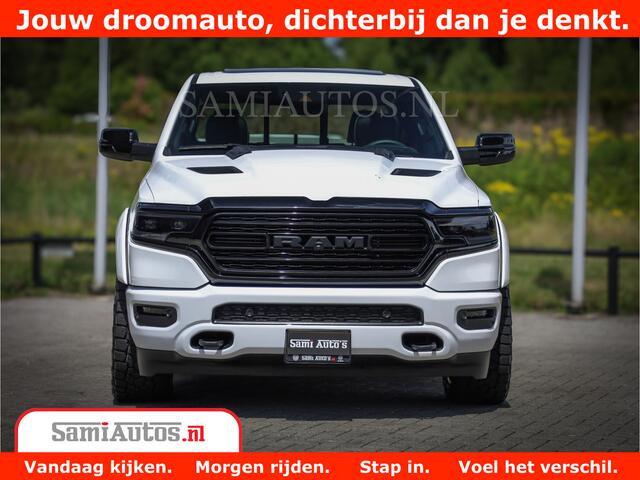 Dodge 1500 Ram Limited Night | 5.7 V8 Hemi Full Option | Comfortabele Dubbele Cabine met Royale 5 Zitplaatsen | De Meest Luxe en Volle Pick-Up in zijn Klasse | BPM vrij | Nu Leverbaar uit Voorraad | Voorraad Nr v45lpr