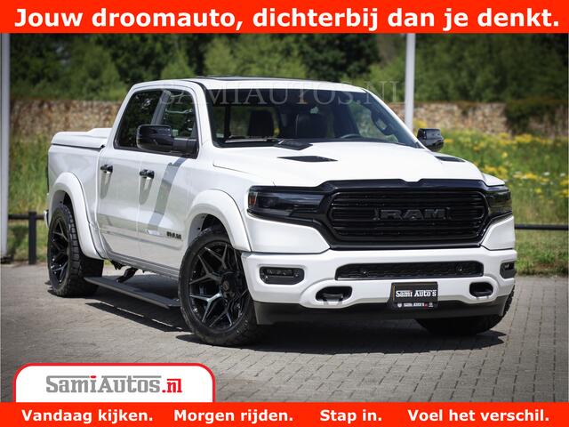 Dodge 1500 Ram Limited Night | 5.7 V8 Hemi Full Option | Comfortabele Dubbele Cabine met Royale 5 Zitplaatsen | De Meest Luxe en Volle Pick-Up in zijn Klasse | BPM vrij | Nu Leverbaar uit Voorraad | Voorraad Nr v45lpr