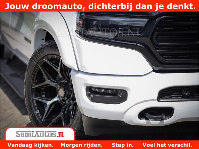 Dodge 1500 Ram Limited Night | 5.7 V8 Hemi Full Option | Comfortabele Dubbele Cabine met Royale 5 Zitplaatsen | De Meest Luxe en Volle Pick-Up in zijn Klasse | BPM vrij | Nu Leverbaar uit Voorraad | Voorraad Nr v45lpr
