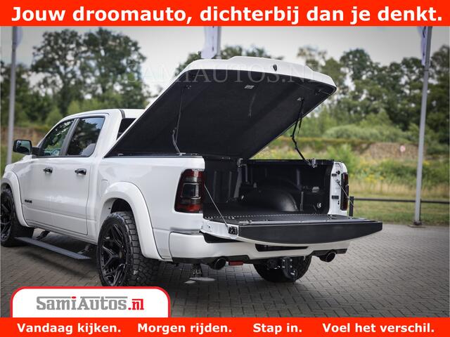 Dodge 1500 Ram Limited Night | 5.7 V8 Hemi Full Option | Comfortabele Dubbele Cabine met Royale 5 Zitplaatsen | De Meest Luxe en Volle Pick-Up in zijn Klasse | BPM vrij | Nu Leverbaar uit Voorraad | Voorraad Nr v45lpr