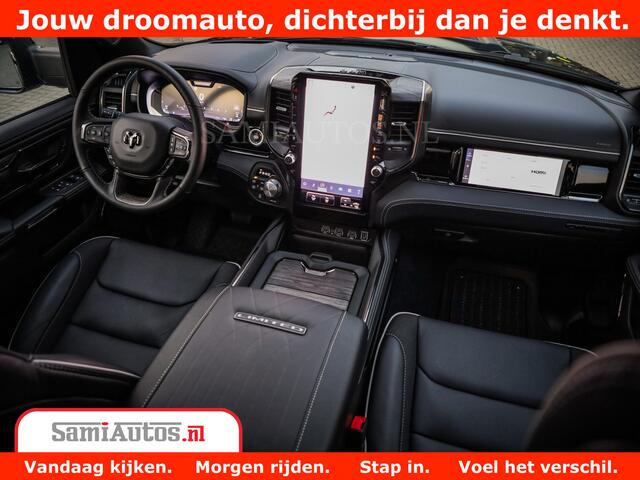 Dodge 1500 Ram Limited Night High Output 540HP 706Nm | Massage + Full Option | De Meest Luxe en Volle Pick-Up in zijn Klasse | Comfortabele Dubbele Cabine met Royale 5 Zitplaatsen | BPM vrij | Nu Leverbaar uit Voorraad | Voorraad Nr 2352 - 7649