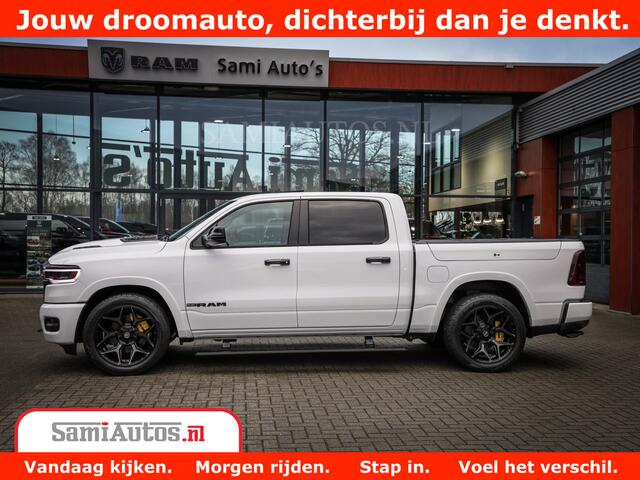 Dodge 1500 Ram Limited Night High Output 540HP 706Nm | Massage + Full Option | De Meest Luxe en Volle Pick-Up in zijn Klasse | Comfortabele Dubbele Cabine met Royale 5 Zitplaatsen | BPM vrij | Nu Leverbaar uit Voorraad | Voorraad Nr 2352 - 7649