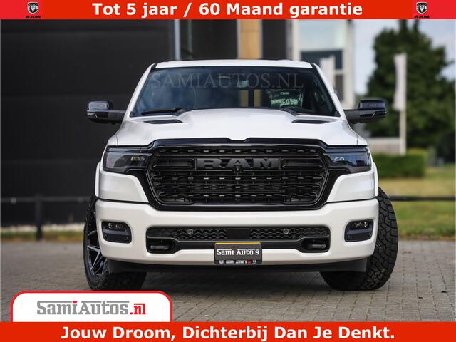 Dodge 1500 Ram 1500 Limited Night High Output 540HP 706Nm | Massage + Full Option | De Meest Luxe en Volle Pick-Up in zijn Klasse | Comfortabele Dubbele Cabine met Royale 5 Zitplaatsen | BPM vrij | Nu Leverbaar uit Voorraad | Voorraad Nr 2336 - 7700