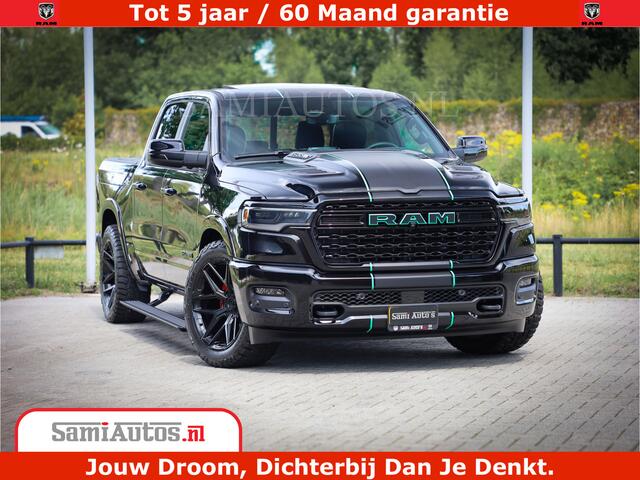 Dodge 1500 Ram Limited H.O 540HP 706Nm | Massage + Full Option | De Meest Luxe en Volle Pick-Up in zijn Klasse | Comfortabele Dubbele Cabine met Royale 5 Zitplaatsen | BPM vrij | Nu Leverbaar uit Voorraad | Voorraad Nr 2332 - 5179