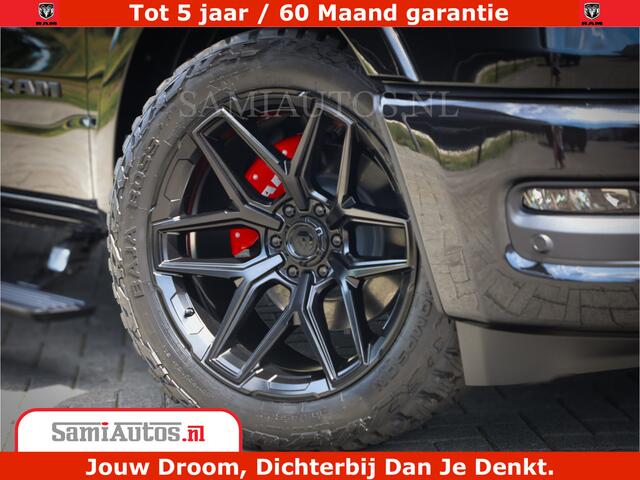 Dodge 1500 Ram Limited Night High Output 540HP 706Nm | Massage + Full Option | De Meest Luxe en Volle Pick-Up in zijn Klasse | Comfortabele Dubbele Cabine met Royale 5 Zitplaatsen | BPM vrij | Nu Leverbaar uit Voorraad | Voorraad Nr 2350 - 5181