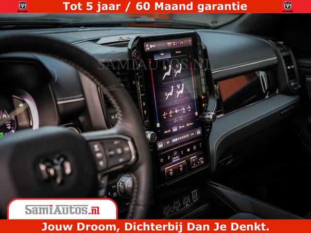 Dodge 1500 Ram Limited Night High Output 540HP 706Nm | Massage + Full Option | De Meest Luxe en Volle Pick-Up in zijn Klasse | Comfortabele Dubbele Cabine met Royale 5 Zitplaatsen | BPM vrij | Nu Leverbaar uit Voorraad | Voorraad Nr 2350 - 5181