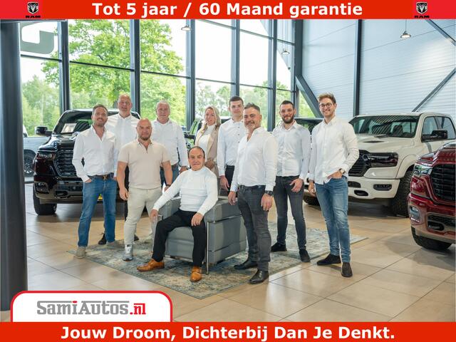 Dodge 1500 Ram Limited Night H.O 540HP 706Nm | Massage + Full Option | De Meest Luxe en Volle Pick-Up in zijn Klasse | Comfortabele Dubbele Cabine met Royale 5 Zitplaatsen | BPM vrij | Nu Leverbaar uit Voorraad | Voorraad Nr 2349 - 5159
