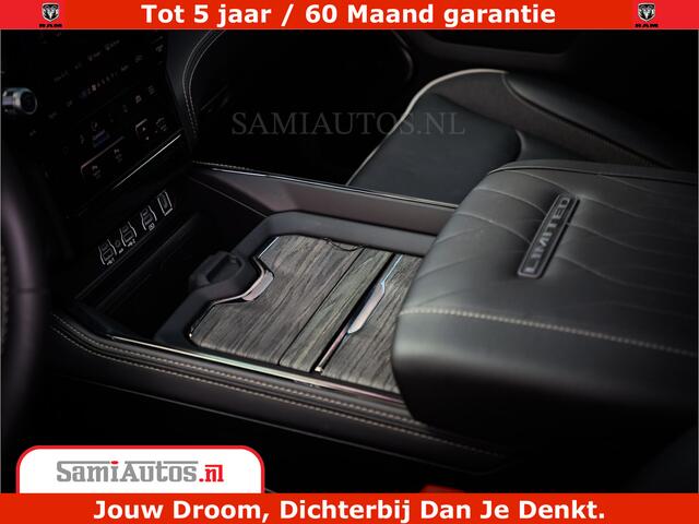 Dodge 1500 Ram Limited Night H.O 540HP 706Nm | Massage + Full Option | De Meest Luxe en Volle Pick-Up in zijn Klasse | Comfortabele Dubbele Cabine met Royale 5 Zitplaatsen | BPM vrij | Nu Leverbaar uit Voorraad | Voorraad Nr 2349 - 5159