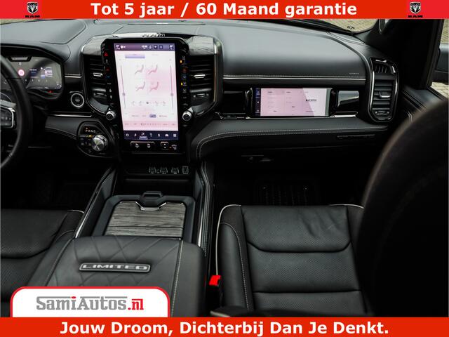 Dodge 1500 Ram Limited Demo Night High Output 540HP 706Nm | Massage + Full Option | De Meest Luxe en Volle Pick-Up in zijn Klasse | Comfortabele Dubbele Cabine met Royale 5 Zitplaatsen | BPM vrij | Nu Leverbaar uit Voorraad | Voorraad Nr 2263 - V76JVF