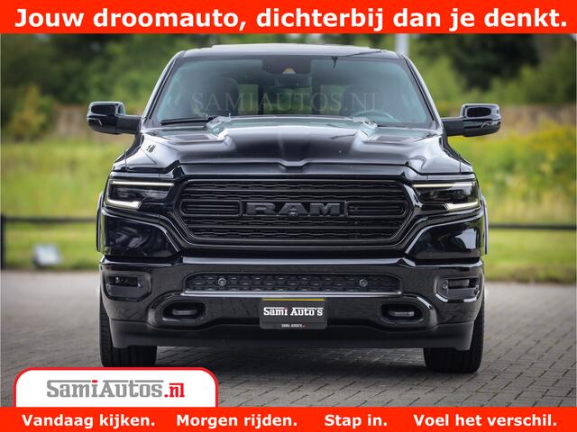 Dodge 1500 Ram LIMITED NIGHT 5.7 V8 | BLACK OPS | MULTITAILGATE | PANO | ADAPTIVE CRUISE | 360CAM | APPLE CARPLAY | PRINS LPG ONDERBOUW | LUCHTVERING | 4X4 | Comfortabele Dubbele Cabine met Royale 5 Zitplaatsen |