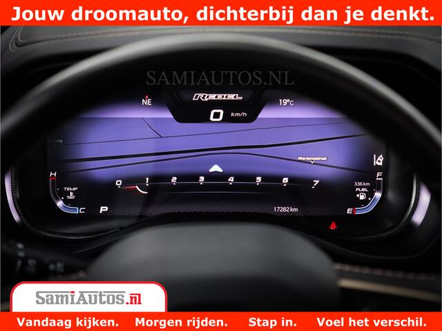 Dodge 1500 RAM REBEL TRX STYLE | BODY LIFT | RAMBAR | 4X4 | LPG | HUD HEADUP | DIGI CLUSTER | 360CAM | ADAPTIVE CRUISE | RAM BAR ROLLCOVER | Comfortabele Dubbele Cabine met Royale 5 Zitplaatsen |