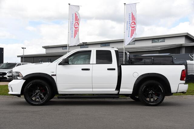 Dodge 1500 Ram 5.7 V8 4x4 Quad Cab 6'4 Camera, Cruise, 402pk, Automaat, Leder, Stoelverwarming, Trekhaak, Multimedia, Uniek!