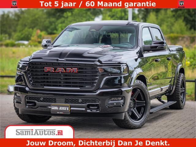 Dodge 1500 RAM Night Premium | Full Option | De Meest Luxe Pick-Up in zijn Klasse | Comfortabele Dubbele Cabine met Royale 5 Zitplaatsen | BPM vrij | Nu Leverbaar uit Voorraad | Voorraad Nr 2287 - 3384