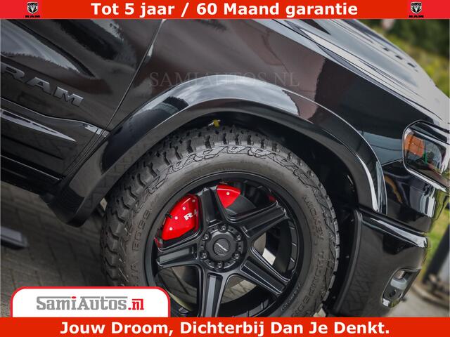 Dodge 1500 RAM Night Premium | Full Option | De Meest Luxe Pick-Up in zijn Klasse | Comfortabele Dubbele Cabine met Royale 5 Zitplaatsen | BPM vrij | Nu Leverbaar uit Voorraad | Voorraad Nr 2287 - 3384