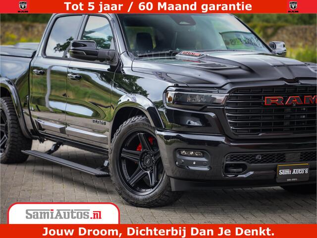 Dodge 1500 RAM Night Premium | Full Option | De Meest Luxe Pick-Up in zijn Klasse | Comfortabele Dubbele Cabine met Royale 5 Zitplaatsen | BPM vrij | Nu Leverbaar uit Voorraad | Voorraad Nr 2287 - 3384