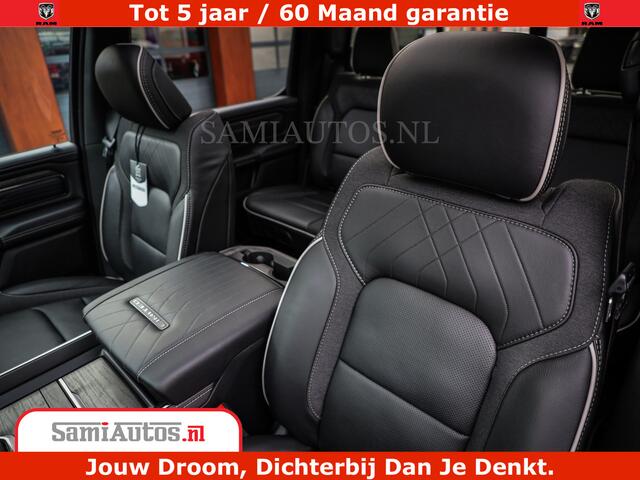 Dodge 1500 Ram Limited Night H.O 540HP 706Nm | Massage + Full Option | De Meest Luxe en Volle Pick-Up in zijn Klasse | Comfortabele Dubbele Cabine met Royale 5 Zitplaatsen | BPM vrij | Nu Leverbaar uit Voorraad | Voorraad Nr 2329 - 5135
