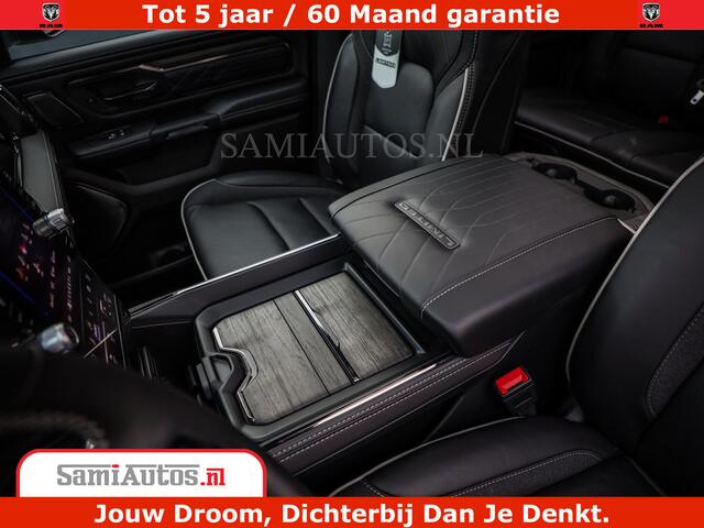 Dodge 1500 Ram Limited Night H.O 540HP 706Nm | Massage + Full Option | De Meest Luxe en Volle Pick-Up in zijn Klasse | Comfortabele Dubbele Cabine met Royale 5 Zitplaatsen | BPM vrij | Nu Leverbaar uit Voorraad | Voorraad Nr 2329 - 5135