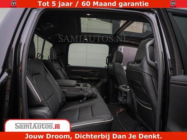 Dodge 1500 Ram Limited Night High Output 540HP 706Nm | Massage + Full Option | De Meest Luxe en Volle Pick-Up in zijn Klasse | Comfortabele Dubbele Cabine met Royale 5 Zitplaatsen | BPM vrij | Nu Leverbaar uit Voorraad | Voorraad Nr 2300 - 7689