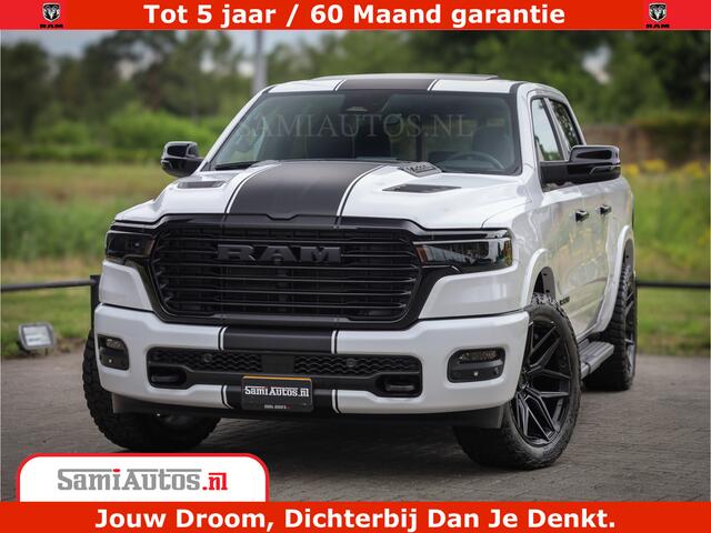 Dodge 1500 RAM Laramie Night | 420Pk 636 Nn | Extra Groot Scherm + Passagiers Scherm | Comfortabele Dubbele Cabine met Royale 5 Zitplaatsen | Nu Leverbaar uit Voorraad | Voorraad Nr 2223 - 5047