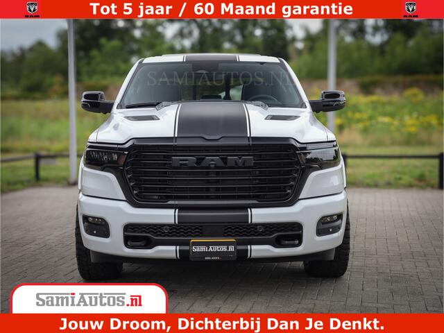 Dodge 1500 RAM Laramie Night | 420Pk 636 Nn | Extra Groot Scherm + Passagiers Scherm | Comfortabele Dubbele Cabine met Royale 5 Zitplaatsen | Nu Leverbaar uit Voorraad | Voorraad Nr 2223 - 5047