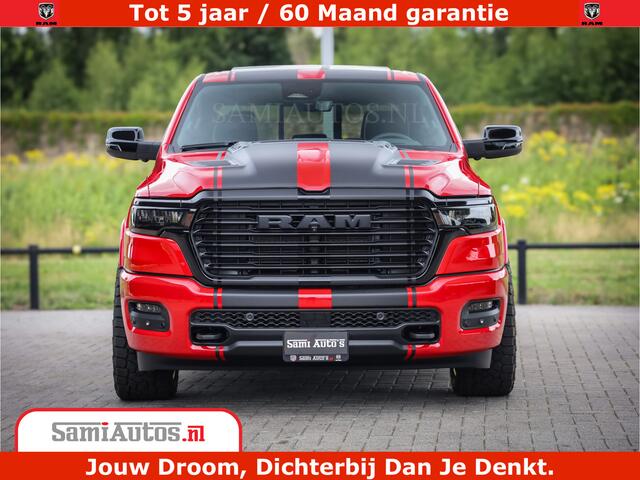 Dodge 1500 RAM Night Premium | RED DEVIL | Full Option | De Meest Luxe Pick-Up in zijn Klasse | Comfortabele Dubbele Cabine met Royale 5 Zitplaatsen | BPM vrij | Nu Leverbaar uit Voorraad | Voorraad Nr 2226 - 4993