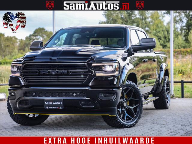 Dodge 1500 RAM GT EDITION | TRX PACK | VIRTUAL COCKPIT | HEAD-UP | ADAPTIVE CRUISE | 360 CAMERA | 5.7 HEMI V8 402PK | 4X4 | Comfortabele Dubbele Cabine met Royale 5 Zitplaatsen | BPM vrij | Nu Leverbaar uit Voorraad | Voorraad Nr 2437