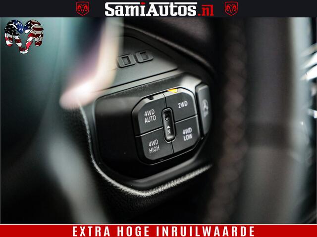 Dodge 1500 RAM GT EDITION | TRX PACK | VIRTUAL COCKPIT | HEAD-UP | ADAPTIVE CRUISE | 360 CAMERA | 5.7 HEMI V8 402PK | 4X4 | Comfortabele Dubbele Cabine met Royale 5 Zitplaatsen | BPM vrij | Nu Leverbaar uit Voorraad | Voorraad Nr 2437