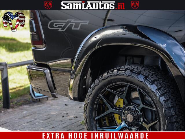 Dodge 1500 RAM GT EDITION | TRX PACK | VIRTUAL COCKPIT | HEAD-UP | ADAPTIVE CRUISE | 360 CAMERA | 5.7 HEMI V8 402PK | 4X4 | Comfortabele Dubbele Cabine met Royale 5 Zitplaatsen | BPM vrij | Nu Leverbaar uit Voorraad | Voorraad Nr 2437