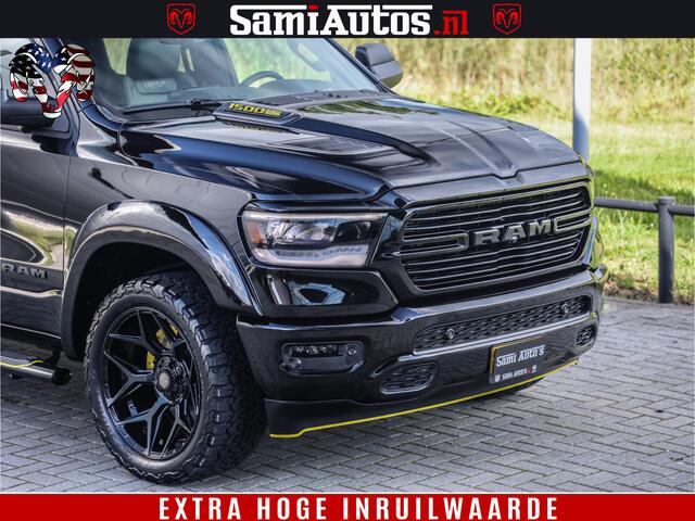 Dodge 1500 RAM GT EDITION | TRX PACK | VIRTUAL COCKPIT | HEAD-UP | ADAPTIVE CRUISE | 360 CAMERA | 5.7 HEMI V8 402PK | 4X4 | Comfortabele Dubbele Cabine met Royale 5 Zitplaatsen | BPM vrij | Nu Leverbaar uit Voorraad | Voorraad Nr 2437