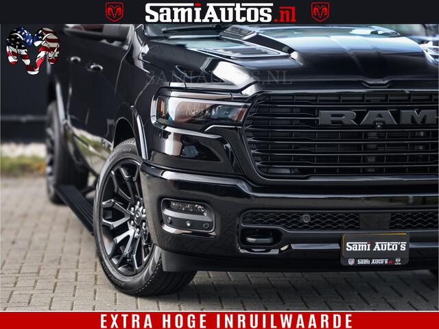 Dodge 1500 RAM Night Premium | Full Option | De Meest Luxe Pick-Up in zijn Klasse | Comfortabele Dubbele Cabine met Royale 5 Zitplaatsen | BPM vrij | Nu Leverbaar uit Voorraad | Voorraad Nr 2288 - 4952