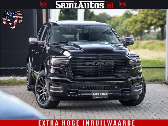 Dodge 1500 RAM Night Premium | Full Option | De Meest Luxe Pick-Up in zijn Klasse | Comfortabele Dubbele Cabine met Royale 5 Zitplaatsen | BPM vrij | Nu Leverbaar uit Voorraad | Voorraad Nr 2288 - 4952