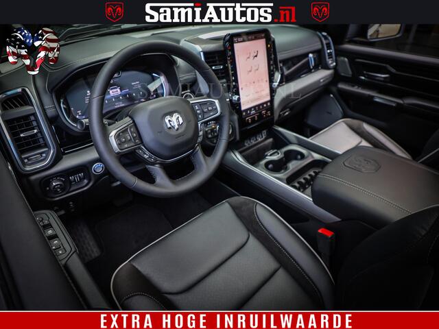 Dodge 1500 RAM Night Premium | Full Option | De Meest Luxe Pick-Up in zijn Klasse | Comfortabele Dubbele Cabine met Royale 5 Zitplaatsen | BPM vrij | Nu Leverbaar uit Voorraad | Voorraad Nr 2282 - 3332