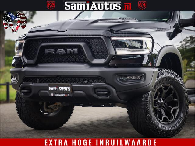 Dodge 1500 RAM REBEL TRX STYLE | BODY LIFT | RAM BAR | 4X4 | LPG | HUD HEADUP | DIGI CLUSTER | 360CAM | ADAPTIVE CRUISE | RAM BAR ROLLCOVER | Comfortabele Dubbele Cabine met Royale 5 Zitplaatsen |