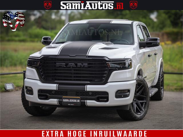 Dodge 1500 RAM Laramie Night | 420Pk 636 Nn | Extra Groot Scherm + Passagiers Scherm | Comfortabele Dubbele Cabine met Royale 5 Zitplaatsen | Nu Leverbaar uit Voorraad | Voorraad Nr 2223 - 5047