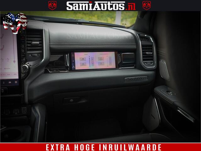 Dodge 1500 RAM Laramie Night | 420Pk 636 Nn | Extra Groot Scherm + Passagiers Scherm | Comfortabele Dubbele Cabine met Royale 5 Zitplaatsen | Nu Leverbaar uit Voorraad | Voorraad Nr 2223 - 5047