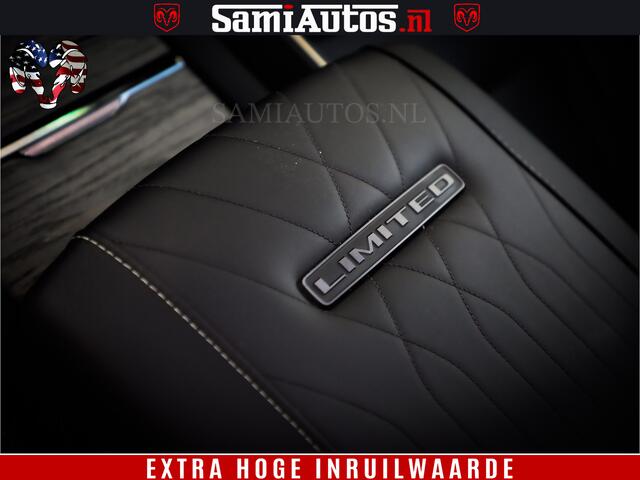 Dodge 1500 Ram Limited Night High Output 540HP 706Nm | Massage + Full Option | De Meest Luxe en Volle Pick-Up in zijn Klasse | Comfortabele Dubbele Cabine met Royale 5 Zitplaatsen | BPM vrij | Nu Leverbaar uit Voorraad | Voorraad Nr 2318 - 5415